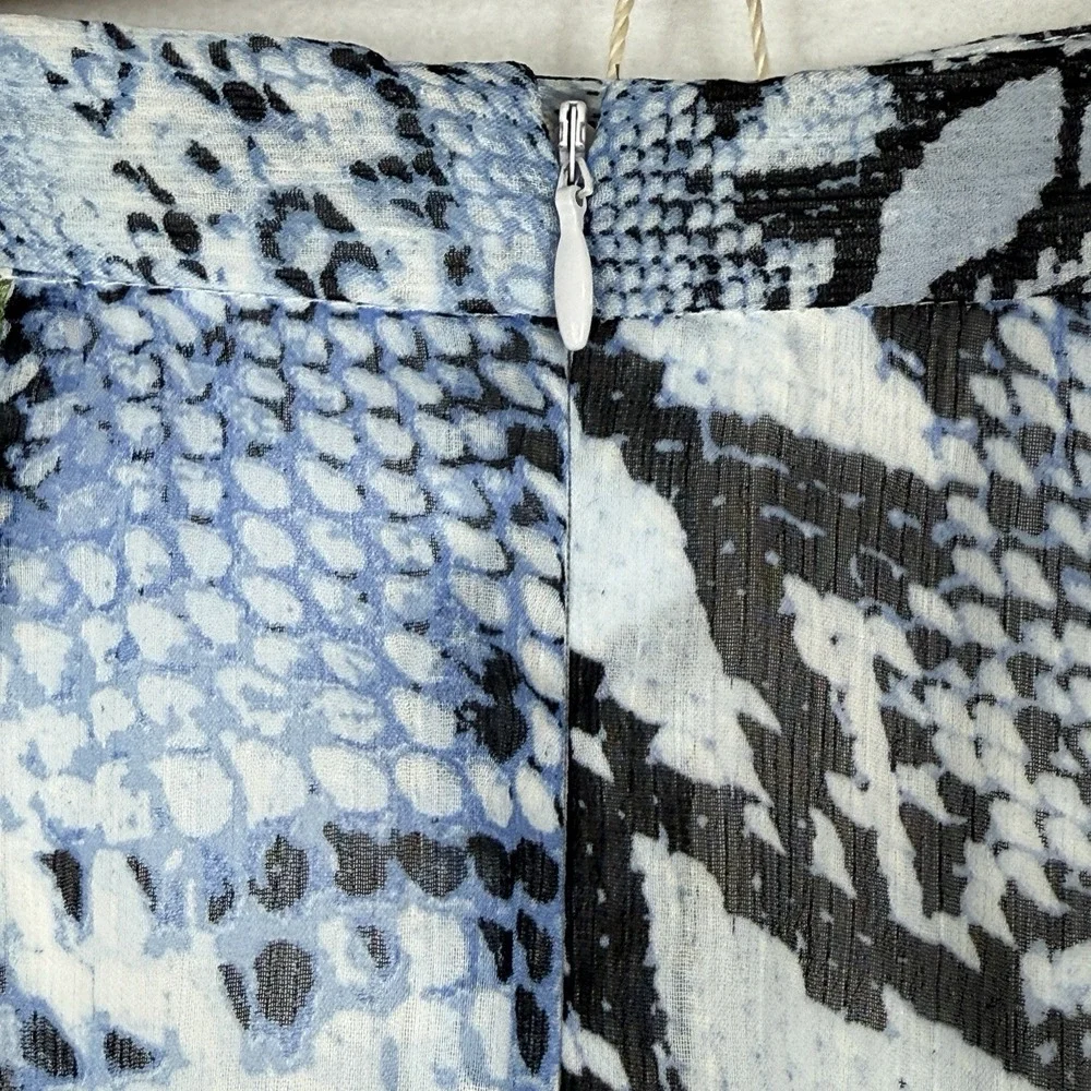 Inc International‎ Concepts Women's Snake Printed Midi Skirt Size 6 Asymmetric